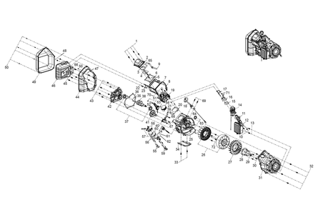 Fig-0 Diagram and Parts List for 10000023723 10000017443 Generac Generator