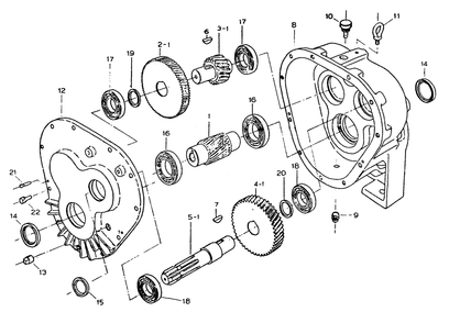 Part Location Diagram of 51239 Generac Mating Input Gear