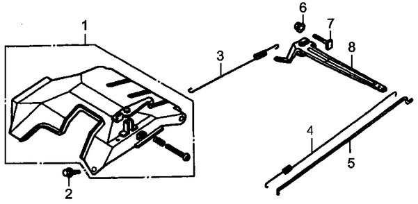 Control 1 Diagram and Parts List for 0064260 (7654562A - 7654563A)(2012) Generac Generator
