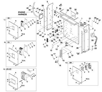 Cpl C2 And C4 Flex Hsb Diagram and Parts List for QT03624ANAN (5308416 - 5326518)(2009) Generac Generator