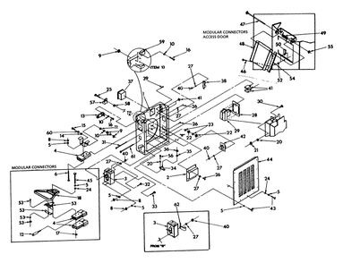 Control Panel 2 Diagram and Parts List for 9564-2  Generac Generator