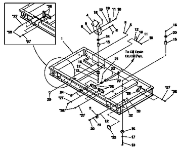 Mounting Base Diagram and Parts List for 0046261 (3622315)(2002) Generac Generator