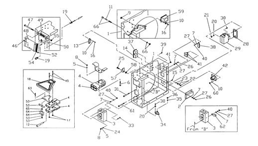 Control Panel 2 Diagram and Parts List for 9740-5  Generac Generator