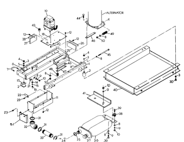 Part Location Diagram of 38763 Generac Heat Shield