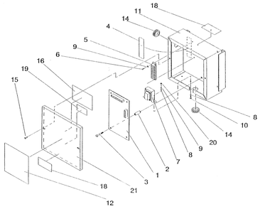 Cma Assembly Diagram and Parts List for 4136-0  Generac Generator