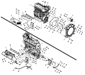 Part Location Diagram of 0J4719 Generac Gasket Intake Manifold G11