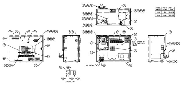R-200c 3600 Rpm 2.4l Diagram and Parts List for ET04524ANSN (5632859 - 5781974)(2010) Generac Generator