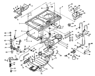 Base And Pulleys Diagram and Parts List for 9007-7  Generac Generator