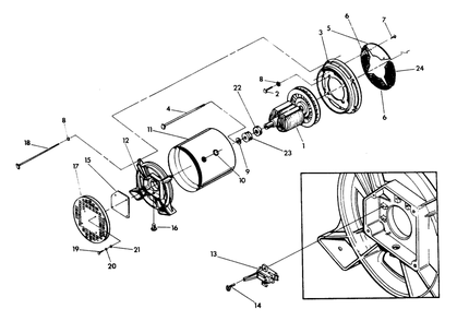 Generator Diagram and Parts List for 9216-2  Generac Generator