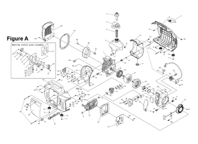 Fig-0 Diagram and Parts List for G0057922 IX1600 Generac Generator