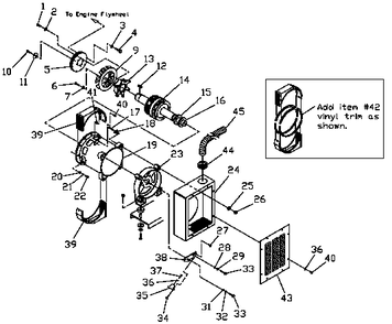 Part Location Diagram of C1974 Generac Lower Control Panel