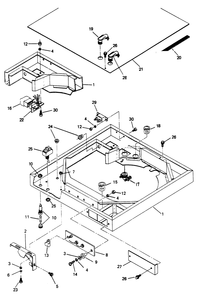 Blower Shroud Diagram and Parts List for 6246-6  Generac Generator