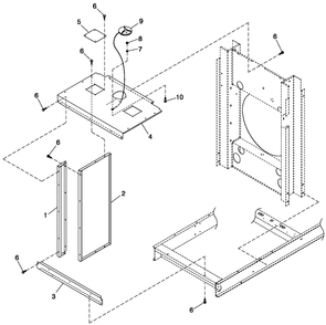 Cooling System 5.4/6.8l O/S C3 Diagram and Parts List for QT05554AVNNA (4495265 - 4709649)(2007) Generac Generator