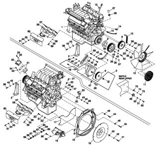 Ev Engine 3.0l G3 Diagram and Parts List for 0049480 (3770323 - 3776820)(2003) Generac Generator