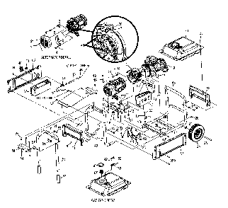 Frame assy Diagram and Parts List for XG4000-5778-0  Generac Generator