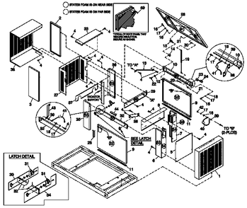 Ev Encl Aco 3.0l Hsb Diagram and Parts List for 0049482 (3997146 - 4047243)(2004) Generac Generator