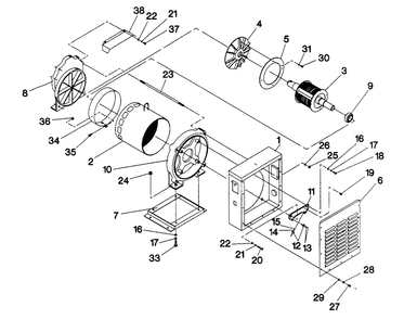 Generator 1 Diagram and Parts List for 9740-5  Generac Generator