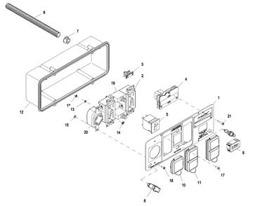 Ev C/Panel Xg7000e Cal/Csa Diagram and Parts List for 0058473 (8527318 - 9521891)(2015) Generac Generator