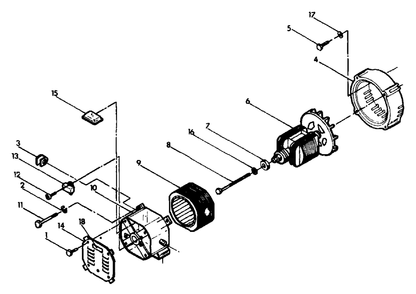 Generator No. 70454 Diagram and Parts List for HD6000 (9093-0)(9093-0) Generac Generator