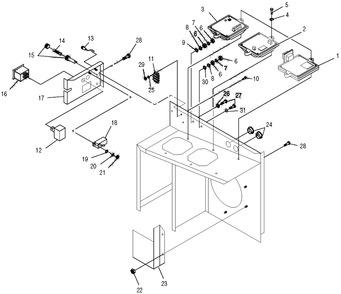Part Location Diagram of 0E6553A Generac Washer Nylon 0.50-Inch X 0.32-Inch X 0.12-Inch