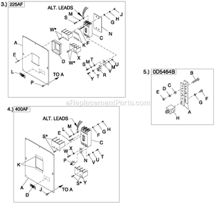 Cpl C5 H Control Cb Connection (2) Diagram and Parts List for CT13068GNSN (2808V28689)(2008) Generac Generator