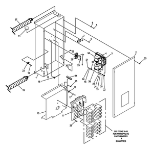 Part Location Diagram of 0J8111 Generac Rivet Pop .156 x .25-.37 Alum