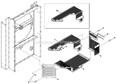 Ev Level One Guarding 2.4l G2 Diagram and Parts List for QT02524GNANA (7056379)(2012) Generac Generator