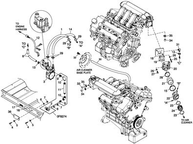 Fuel System Lpv 3.0l G14 Diagram and Parts List for CT06030ANSN (0508V27088)(2008) Generac Generator