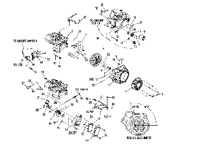 Engine trim Diagram and Parts List for XG4000-5778-2  Generac Generator