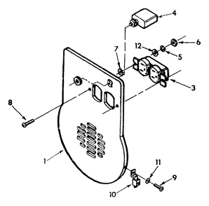 Receptacle Panel No. 79559 Diagram and Parts List for T2411 (5501-1)(5501-1) Generac Generator
