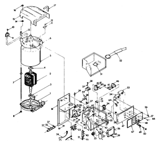 Generator And Panel Diagram and Parts List for 9131-0  Generac Generator