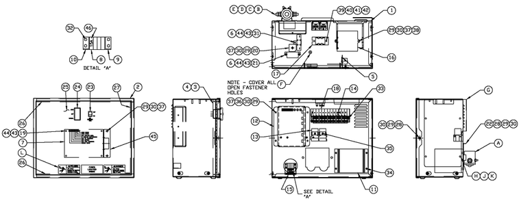 R-200 3600 Rpm 2.4l Diagram and Parts List for QT04524ANSN (5138429 - 5226378)(2008) Generac Generator
