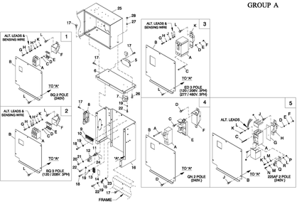 Ev Conbox C1 Cpl Diagram and Parts List for 0053363 (4786586)(2007) Generac Generator