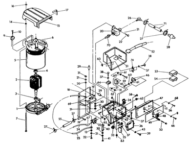 Alternator And Panel Diagram and Parts List for 9508-1  Generac Generator