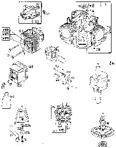 Engine parts Diagram and Parts List for 9010-3  Generac Generator