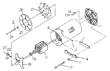 Part Location Diagram of 68749A Generac Stator
