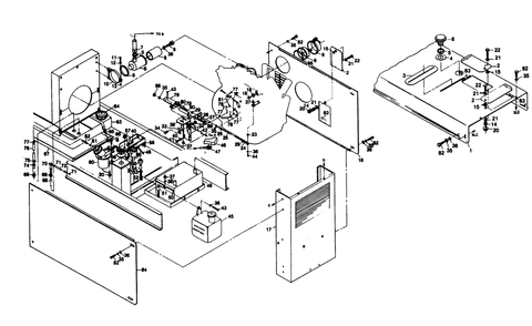 Engine Accessories (Left Hand Side) Diagram and Parts List for 1011-C  Generac Welder