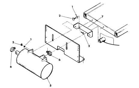 Exhaust Kit Diagram and Parts List for 9306-0  Generac Generator