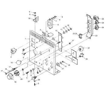 Part Location Diagram of 1365-0108 Generac Actuator, Switch