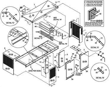 Enclosure C5 Parts Lbl Diagram and Parts List for BT08046ANSN (4306V20488)(2006) Generac Generator