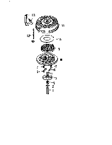 Rewind starter 590688 (71/143) Diagram and Parts List for 9618-0  Generac Pressure Washer