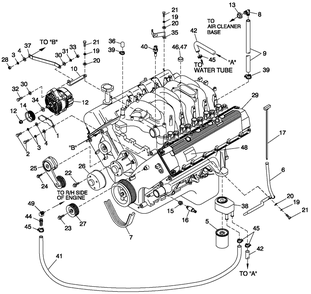 Ev Engcomprt L/H 6.8 (Cpl) Diagram and Parts List for ET07068KNSN (6062090 - 6101378)(2010) Generac Generator