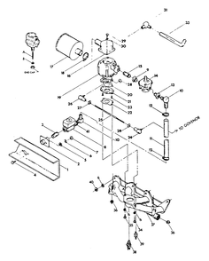 Natural Gas Fuel System Diagram and Parts List for 9351-1  Generac Generator