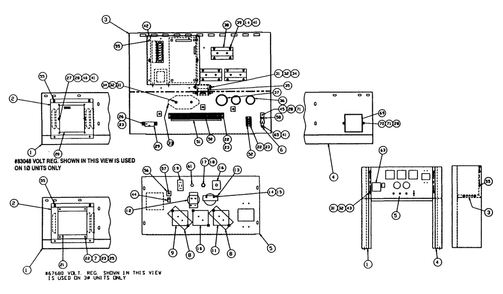 Control Panel Diagram and Parts List for 4092-0  Generac Generator