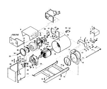 Part Location Diagram of 30407 Generac Washer, Retainer