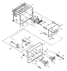 Battery Charger, 10 Amp, 12 Volt Diagram and Parts List for 4081-0  Generac Generator