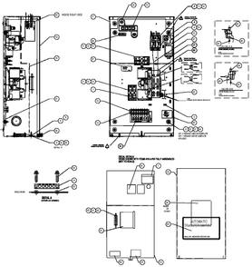 Transfer Switch Assembly Diagram and Parts List for 0052150 (4005V04485)(2005) Generac Generator