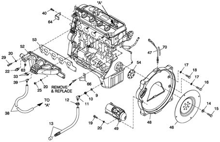 Engine Common Parts 2.4l G2 Diagram and Parts List for ST04524ANSN (5509894 - 5644769)(2009) Generac Generator