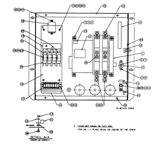 Transfer Switch Diagram and Parts List for 0753-1  Generac Generator