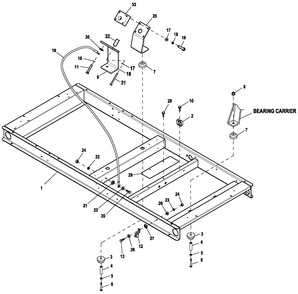 Part Location Diagram of 0L01390ST0R Generac 5.4l Rh Engine Mount Spacer